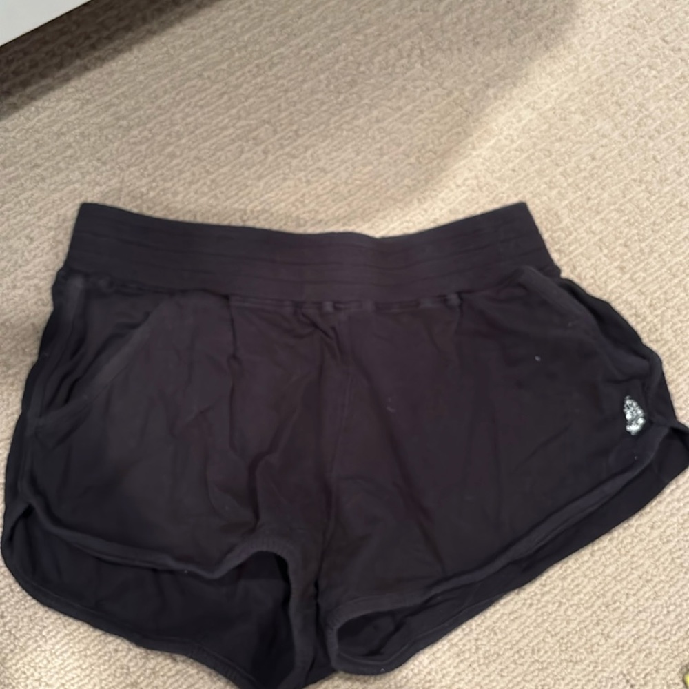 Free people movement comfy black shorts